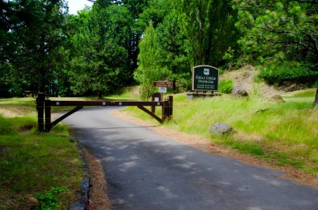Entrance to Eagle Creek Overlook Group Site-Columbia River Gorge
