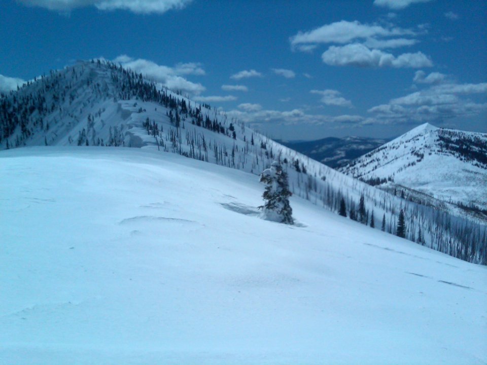 Winter on the Pacific Northwest Trail above Sherman Pass, Colville National Forest
