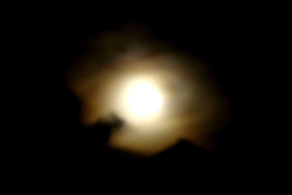 full moon in cloudy sky 1