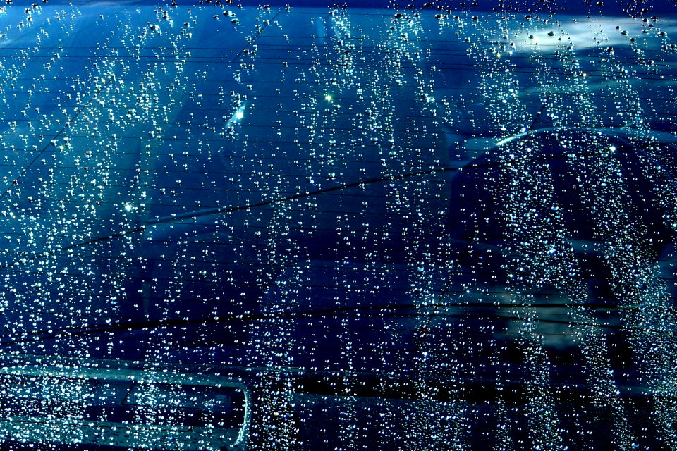 raindrops on window
