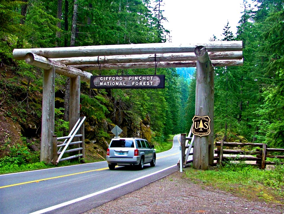 Entrance to Gifford Pinchot National Forest-Gifford Pinchot
