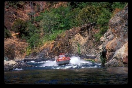 Jet Boating Rogue River, Rogue River Siskiyou National Forest photo