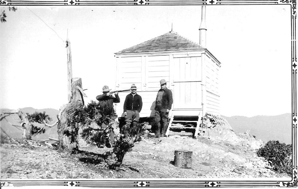 Little Black Rock Lookout 1935 photo