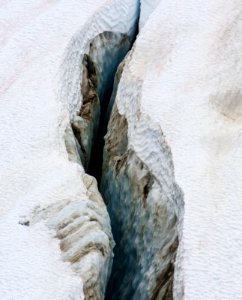 Ice Crevasse along Boulder Ridge at Mt Baker, Mt Baker Snoqualmie National Forest photo