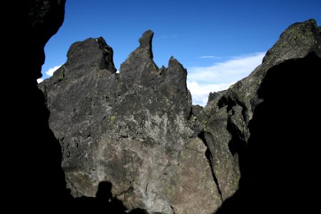 Lava Monoliths at McKenzie Pass, Willamette National Forest photo