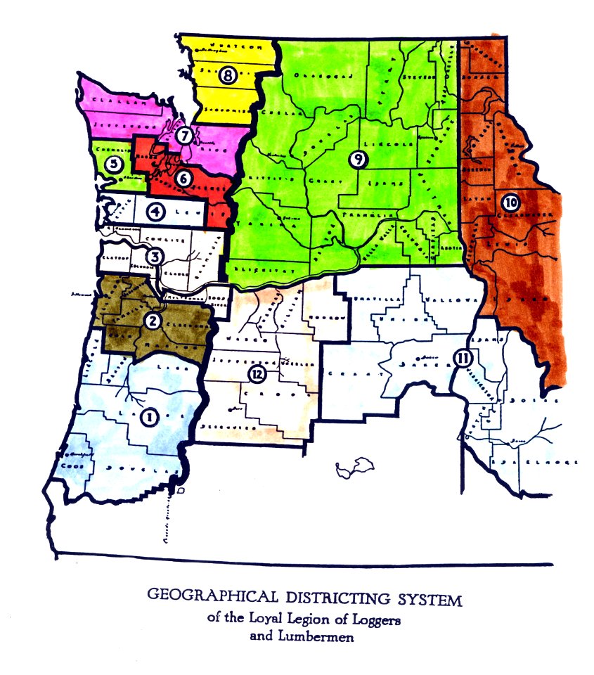 LLLL Districts 1918
