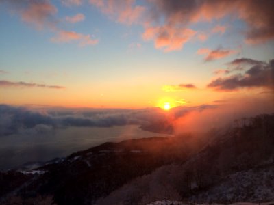 北海道洞爺湖町～Japan sunrise photo