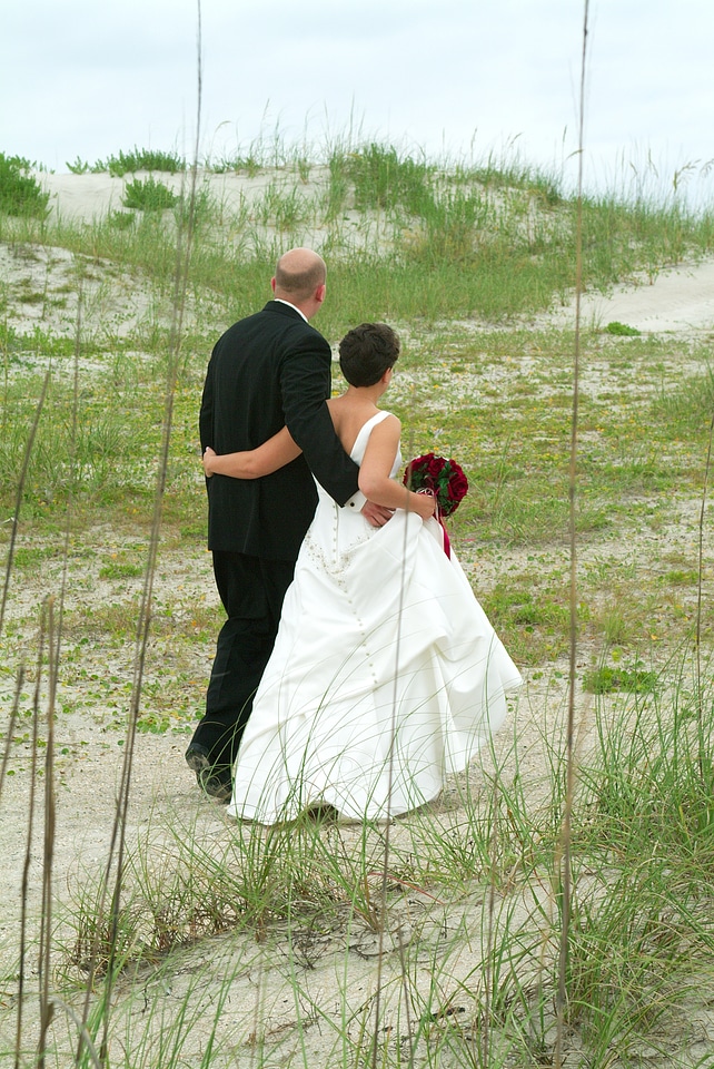 Bride groom romantic