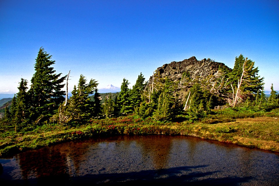 ALPINE LAKE AND BOULDER, DESCHUTES NATIONAL FOREST