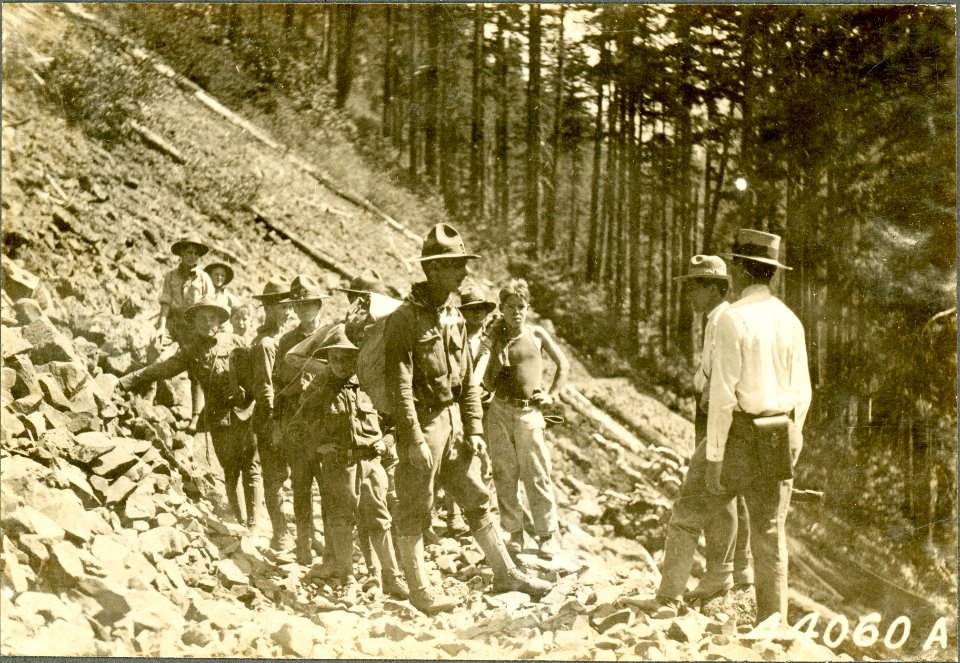 Boy Scouts Hiking Eagle Creek 1919