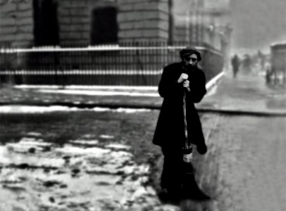 man sweeping orton
