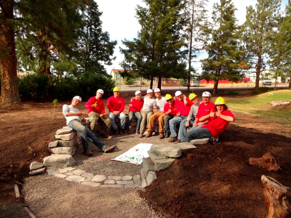 BRD Scout Build Seating Area, Mt Hood National Forest