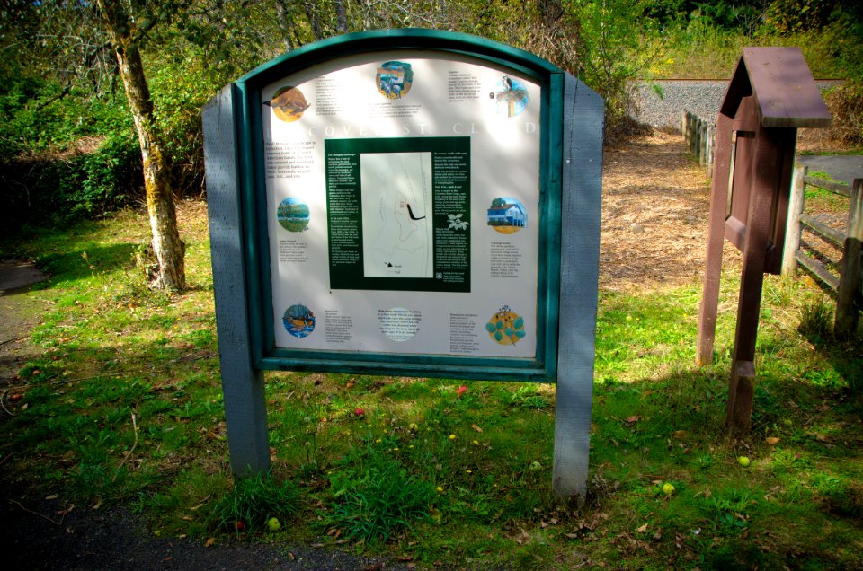 Interpretive Sign at St Cloud Day Use Area-Columbia River Gorge