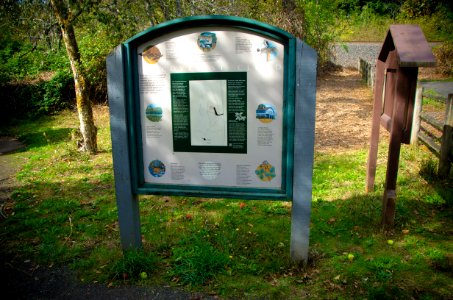 Interpretive Sign at St Cloud Day Use Area-Columbia River Gorge photo