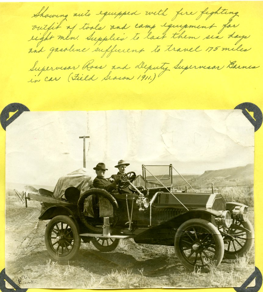 1911 Ochoco National Forest Fire Fighting Auto