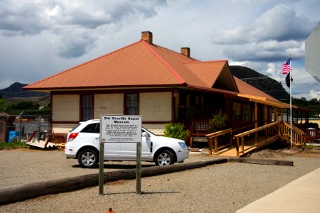 The old Oroville Railroad Depot, now museum