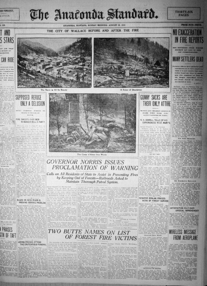 Wallace Fire 8-28-1910