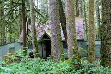 Cabin at Bagby Hot Springs, Mt Hood National Forest