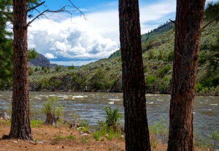 The Similkameer River flowing past the BLM boat launch 2