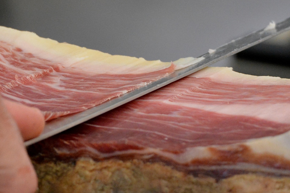 Pata negra charcuterie meats