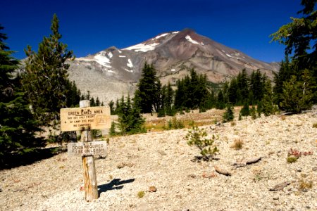 South Sister from Green Lakes Trail-Deschutes photo