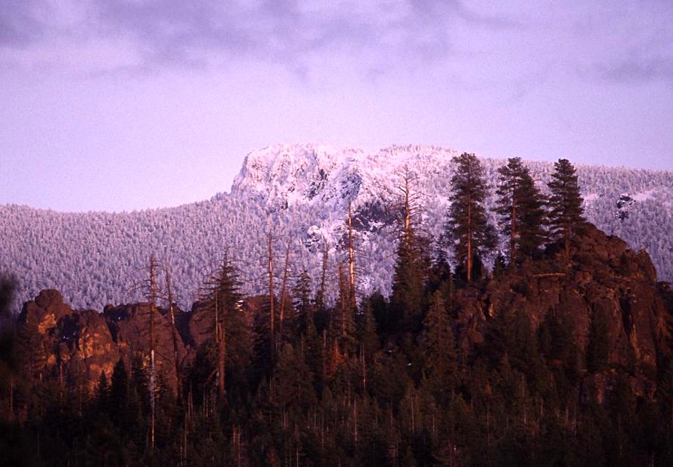 Snow on Hills-Fremont Winema