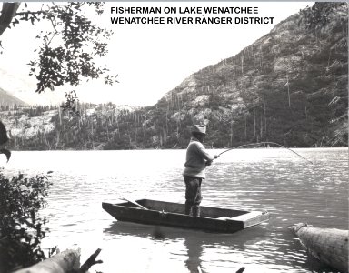 Fishing, Lake Wenatchee photo