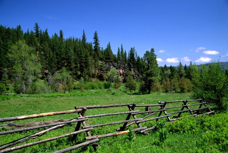 Wooden Fence by John Day, Malheur National Forest