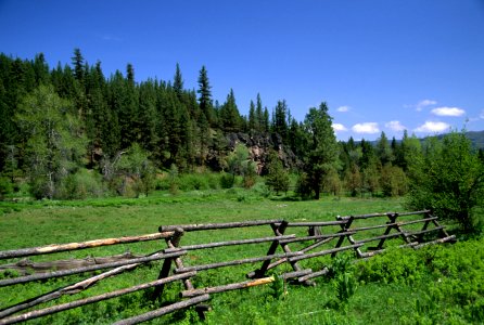 Wooden Fence by John Day, Malheur National Forest