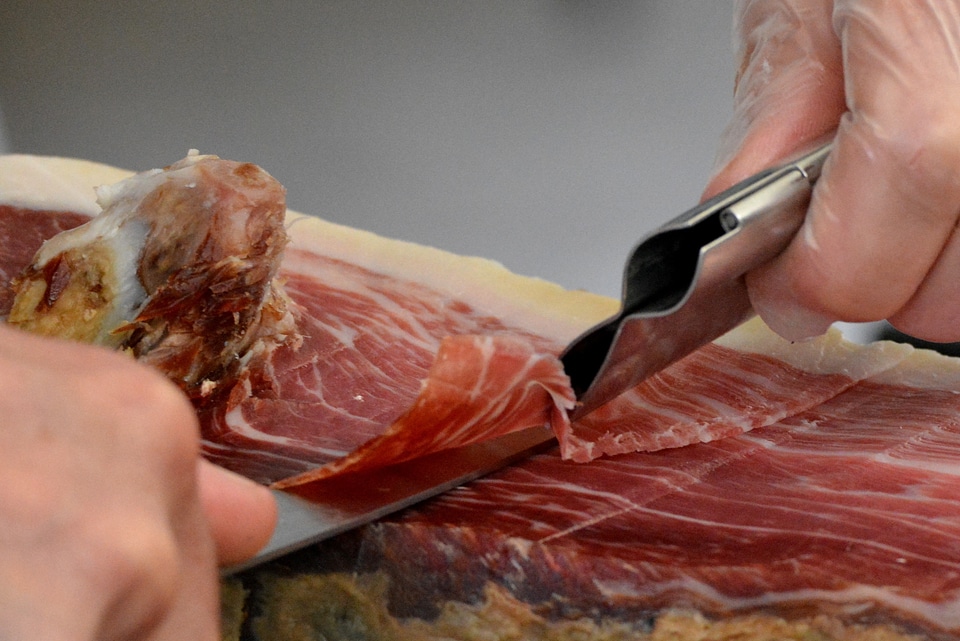 Pata negra charcuterie meats