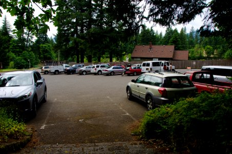 Main Parking Lot at Eagle Creek Trailhead-Columbia River Gorge photo