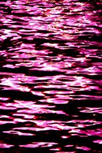 pink night water texture, Las Vegas photo