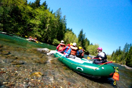 Pair of Rafts Taking Off, Mt Baker Snoqualmie National Forest photo