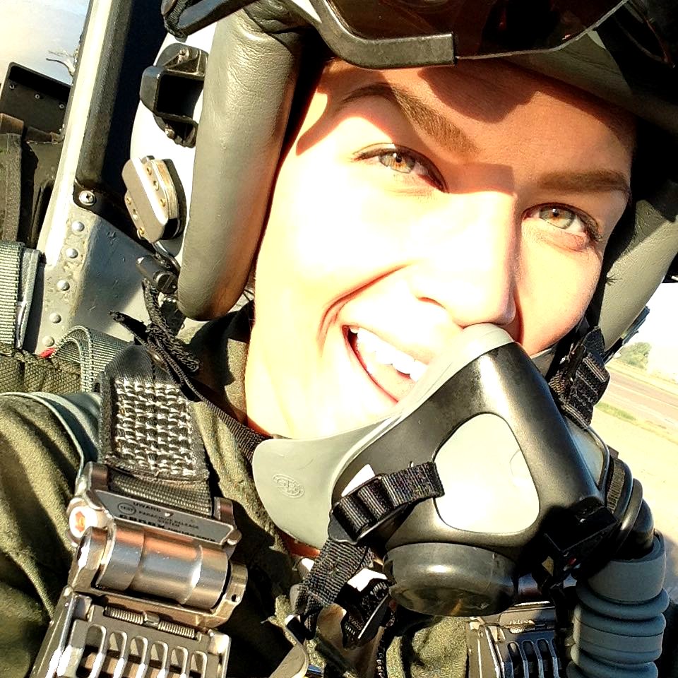 US Female F-16 Fighter Pilot Capt Zoe Kotnik