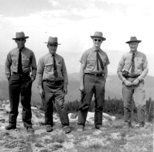 Z-3-71 G Jefferies, C Brown, H Stone, H Langdon Mt Ashland 1964
