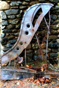 burned piano harp photo