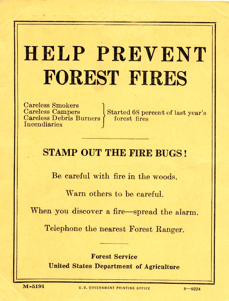 M-5191 Fire Handout 3X4 back