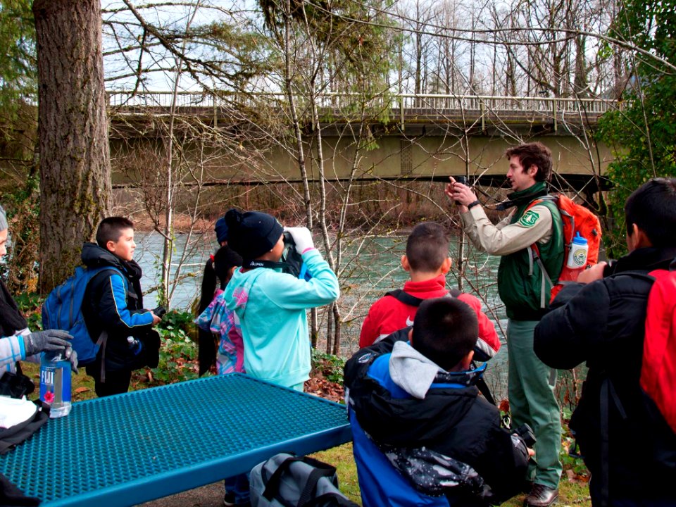 Every Kid in a Park Eagle Watching Activity on the Mt. Baker-Snoqualmie National Forest
