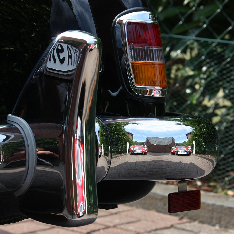190sl oldtimer mirroring