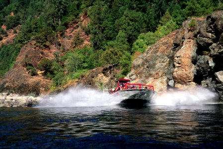 Jet boat excursion, Rogue River Wild & Scenic River, Rogue River-Siskiyou National Forest photo