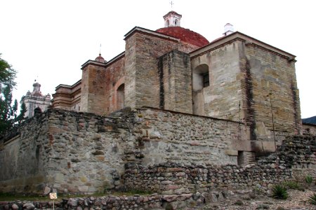 ruined church, Oaxaca photo