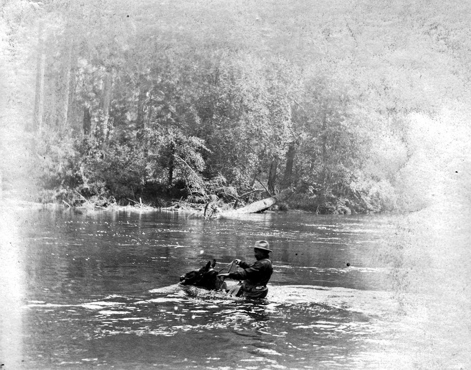Umpqua NF - Swimming the North Umpqua River c1910