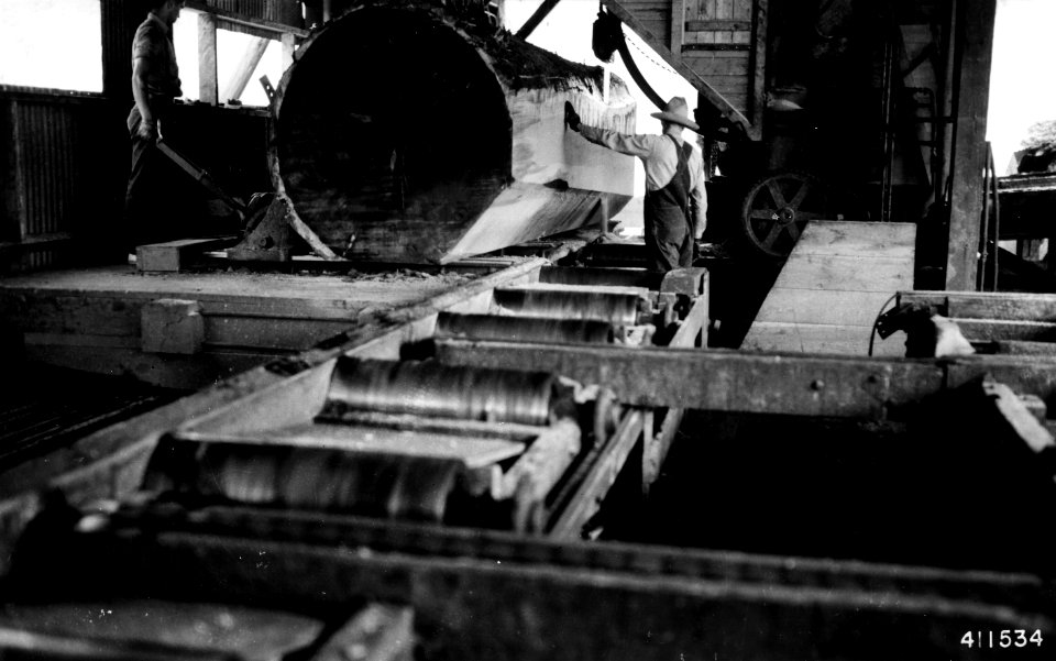 411534 J-G Sugar Pine Sawmill, Tiller OR, Umpqua NF, OR 1941