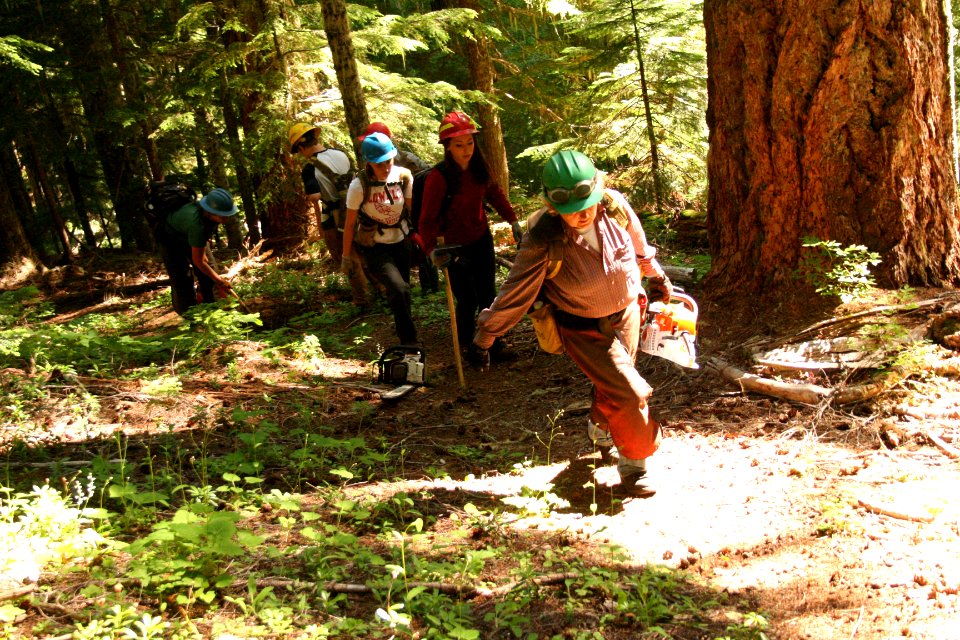 Willamette National Forest - Youth Conservation Corps Workers on Willamette-102