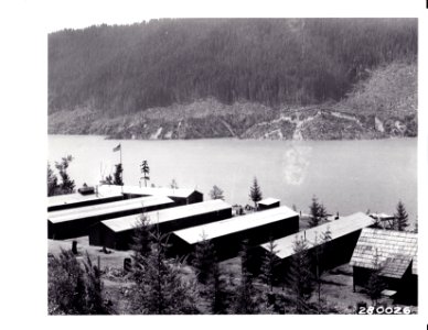 280026 CCC Camp F-20 at Chushman Lake, Olympic NF, WA 8-1933 photo