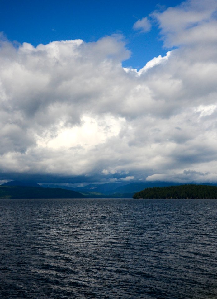 Priest Lake from the Pacific Northwest Trail.