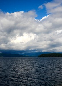 Priest Lake from the Pacific Northwest Trail.