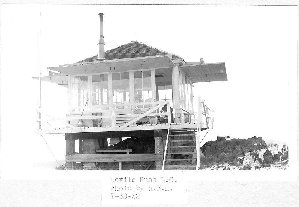 Devils Knob Lookout 1942