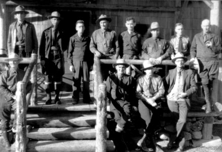 CCC Camp Wolf Creek USFS Overhead 1933