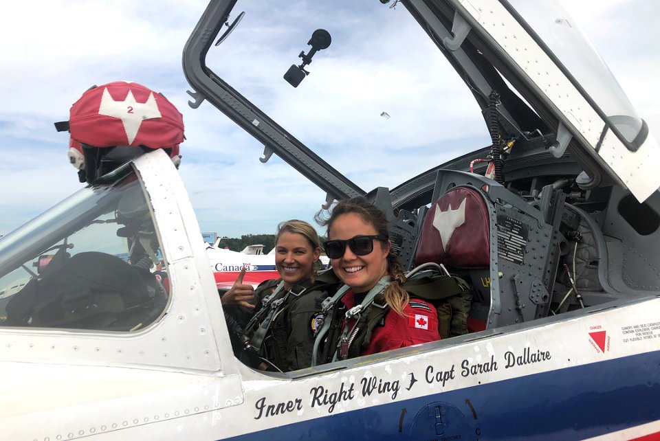 Capts Zoe Kotnik & Sarah Dallaire
